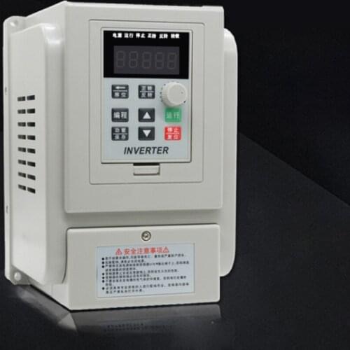 AT1-2200X AC220V 2.2kW Single Phase VFD Adjustable Variable Frequency Drive Converter For Motor Speed Control Frequency Inverter