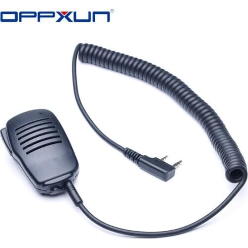 OPPXUN Original Wouxun Speaker Microphone for Wouxun KG-UVD1P KG-UV8D KG-UV6D Etc and Baofeng Kenwood Speaker Microphone SMO-001