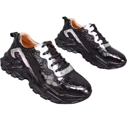 Ourui men leisure crocodile leather shoes fashion new style