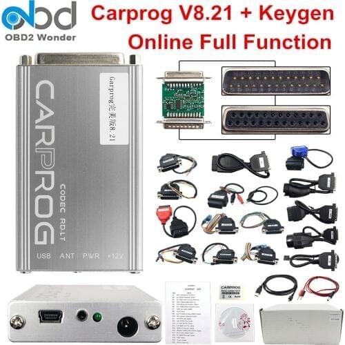 New Carprog V8.21 Online Version Auto Repair Tool Full Set Car prog Firmware 8.21 ECU Chip Tuning Tool Better Than Carprog 10.93