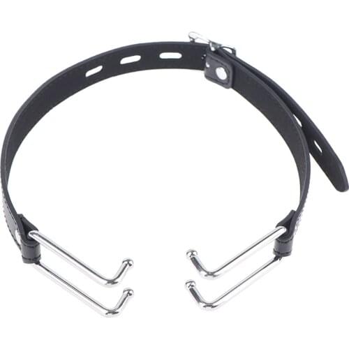 Harness Gag Spreader Bdsm Open Mouth Gags Metal Claw Hook Force For Women Couples Slave Bondage Wips Erotic Oral Sex Accessories