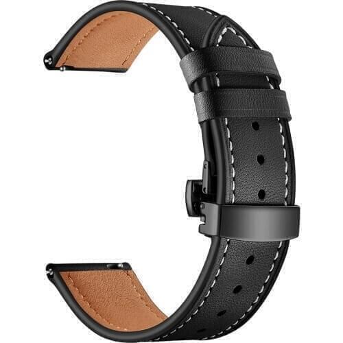 Watch Strap for Amazfit GTS Genuine Leather Band Correa Bracelet for Xiaomi Huami Amazfit Bip Lite Youth Watch Accessories
