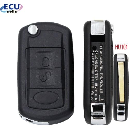 3B Folding Remote Key Fob For Land Rover RANGE ROVER Sport LR3 2006 2007 2008 2009 315MHz / 433mhz