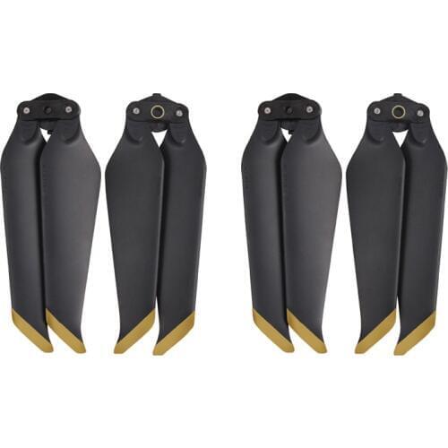 2 Pairs Folding Propellers Low Noise propeller blade prop For DJI Mavic 2 Pro zoom Drone Accessories Gold / Silver