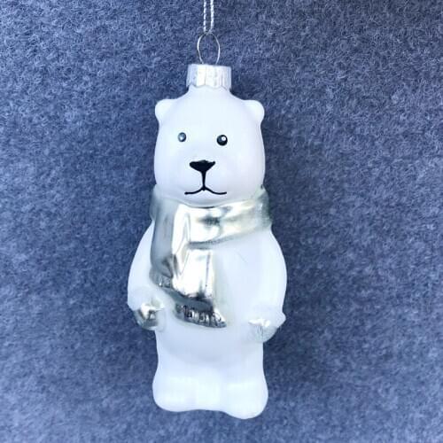 Christmas tree decorations glass ornaments small shopping malls window display