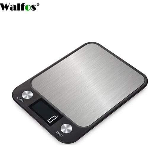 Walfos 5kg 11lb 10kg 22lb Multi-Function Smart Food Kitchen Scale Portable Mini Electronic Digital Scales Weighing Cooking Tools