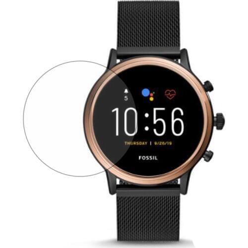 Tempered Glass Protective Film For Fossil The Carlyle HR / Julianna HR/ Garrett HR Gen 5 Watch Smartwatch Screen Protector Cover