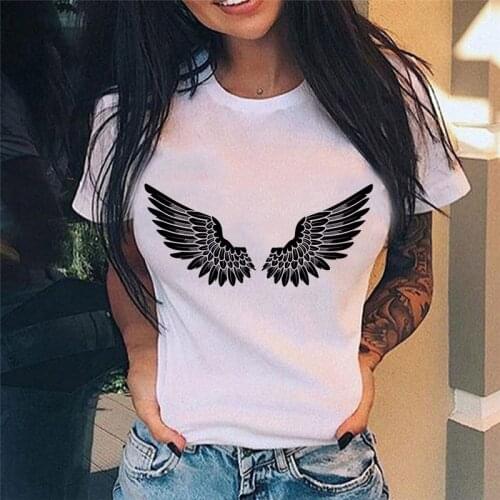 Women tshirt 2021 Chest print T Shirt Round neck t shirt Ladies Ulzzang Harajuku t shirt Short Sleeve tee shirt female
