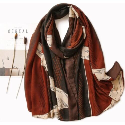 Women Elegant Scarf Shawl Large Office Lady Fashion Neck Scarf Chic Colorful Travel Blanket Wrap [6727]