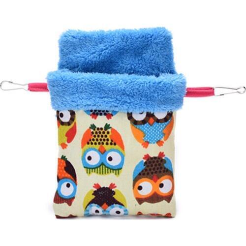Winter Warm Hamsters Sleeping Bags Coral Velvet Nest Squirrels Guinea Pigs Parrots Bed Mat House Small Animals Beds Pet Supplies