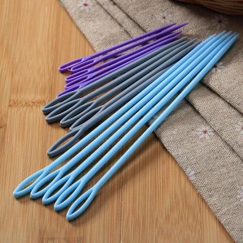 10/5Pcs 7/9/15cm Sewing Bent Needle Large Eye Darning Needle Tapestry Knitting Needles Needlework Crafts Yarn Knitting Needle