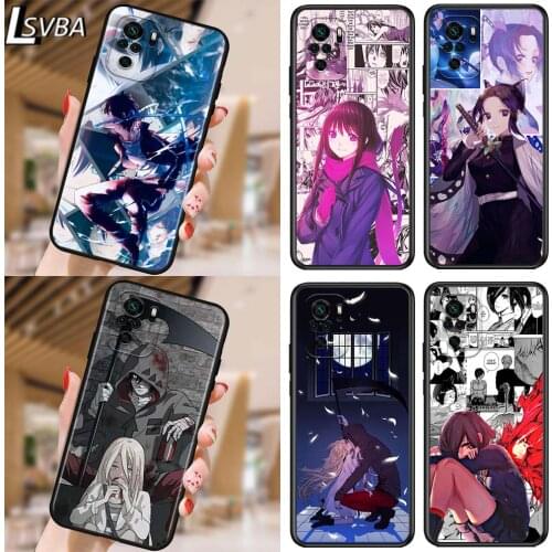 Noragami Anime Girl for Xiaomi Redmi Note 10 10S 9 9T 9S 9Pro Max 8T 8Pro 8 7 6 5 Pro 5A 4X 4 Soft Black Phone Case