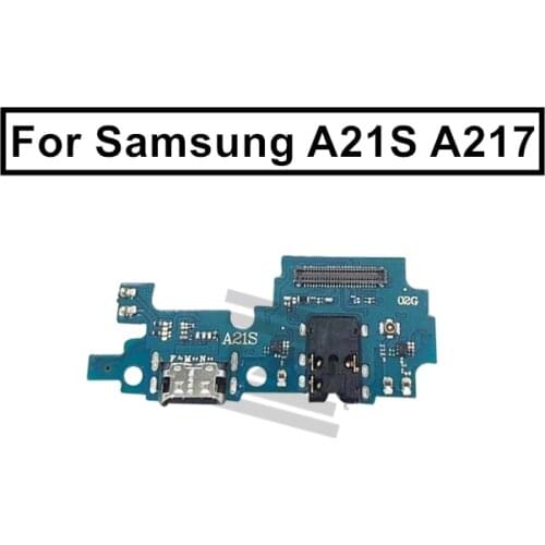 For Samsung Galaxy aA21s A217 USB Charger Port Dock Connector PCB Board Ribbon Flex Cable phone screen repair spare parts