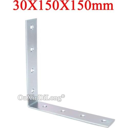 Brand New 4PCS Right Angle L Furniture Corner Braces Board Frame Partition Support Holder Brackets Reinforced Connectors