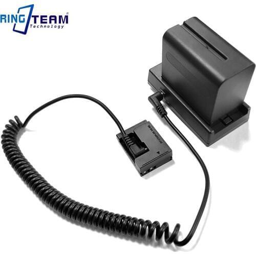 NP-F970 F750 Battery Holder Mount Plate with DR80 Battery DC Coupler for Canon PowerShot G1X G15 G16 SX40