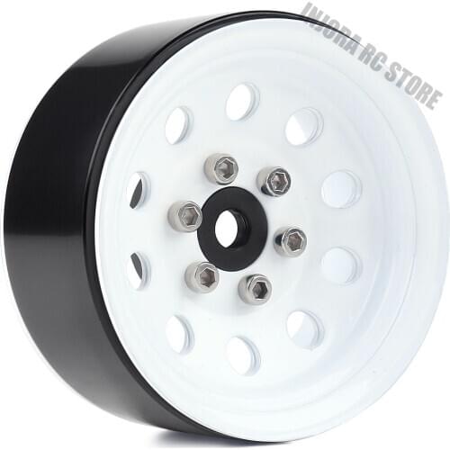 4PCS 1.9" Metal Alloy Wheel BEADLOCK Rim for 1/10 RC Rock Car Traxxas TRX-4 Axial SCX10 90046 SCX10 III AXI03007