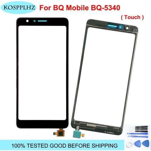 100% New Digitizer For BQ Mobile BQ-5340 Choice BQ 5340 BQ5340 Touch Front Glass Lens Mobile Phone Touch Screen Panel Sensor