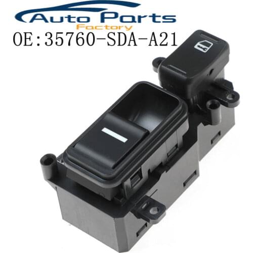 Front Right Power Window Control Switch For Honda Accord 2003-2007 35760-SDA-A21 35760SDAA21
