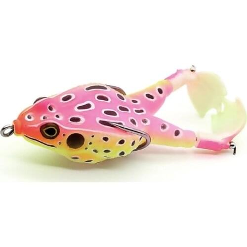 1PCS Legs Rotating Frog Fishing Lures Jig 75mm/8.5g SwimBaits Silica Gel Artificial Bionic Water Surface Wobblers Soft Bait
