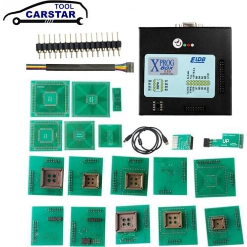 Professional V5.55 XPROG-M Full Adapter Auto ECU Chip Tuning Programming Xprog M 5.55 Metal Box AUTH-0025 Authorized X-PROG
