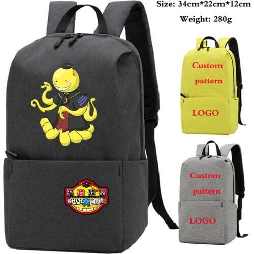 Anime Ansatsu Kyoushitsu backpack Student School Bags Kids Backpack nylon women men Leisure knapsack Teenagers LaptopBag