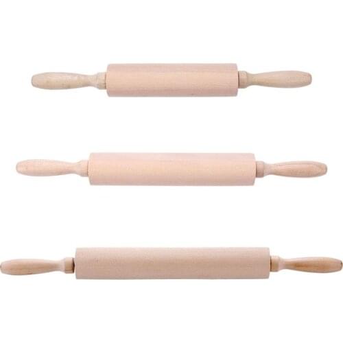Solid Wood Rolling Pin Baking Cookies Biscuit Fondant Cake Dough Roller Kitchen Tools Dough Pastry Pizza Noodle Roller Supplies