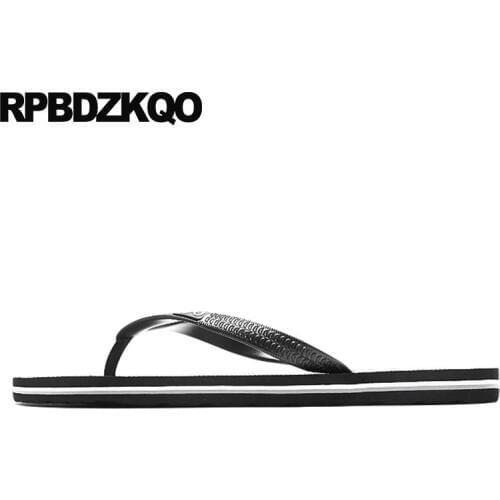 Slides Fashion Large Size Sandals Flip Flop 46 Slippers Sport Leather Designer Shoes Men High Quality Black 45 Big Summer Native