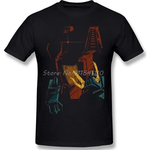Starscream SketchAnime Clothes Design Transformers Science Fiction Action Film Cotton Men T-Shirt