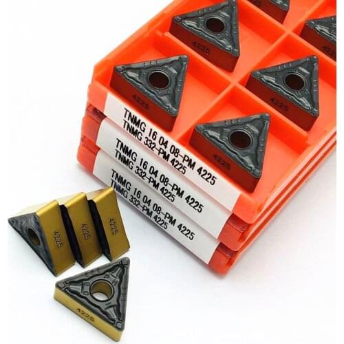Carbide TNMG160408 PM 4225 Turning insert External turning tool CNC turning tool Metal turning tool Cutting tool TNMG 160408