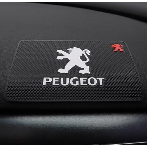 1Pcs Car Dashboard Non-Slip Mat PVC Silicone Anti-Slip Pad For Peugeot 407 206 607 308 207 307 208 3008 508 2008 5008 301 406