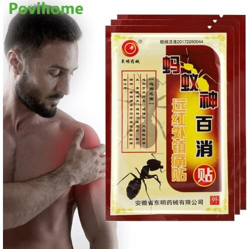24Pcs Ant Pain Relief Patch Treat Arthritis Rheumatism Neuralgia Knee Joint Muscle Sprain Painkiller Health Care Medical Plaster