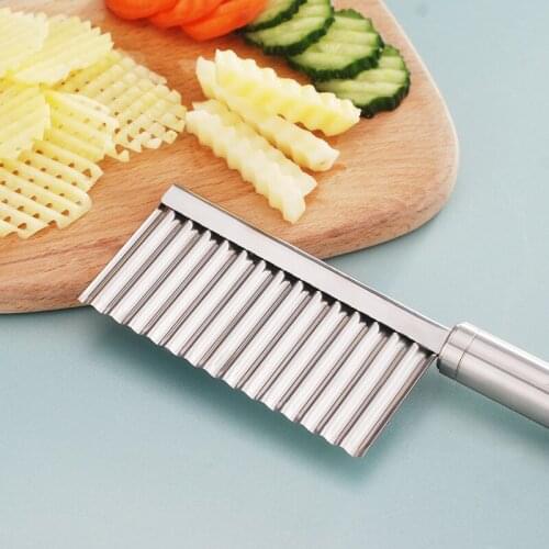 304 Stainless Steel Potato Wave Knife Creative Multifunctional Vegetable Cutter Gadgets Home Gadgets