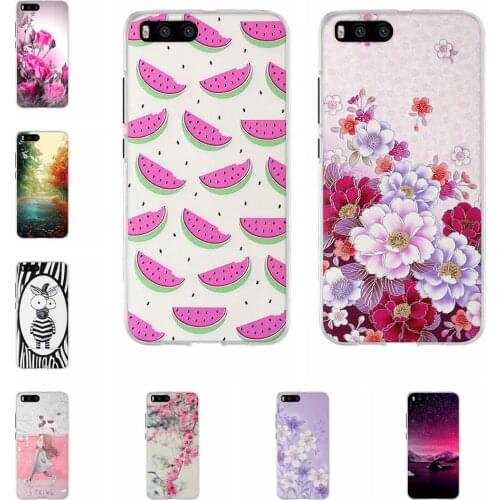 3D Flower Case For Xiaomi Mi 6 Case Silicone Cover For Xiaomi Mi M6 Coque For Xiaomi Mi6 Phone Bumper 5.15 inch Cover Housing