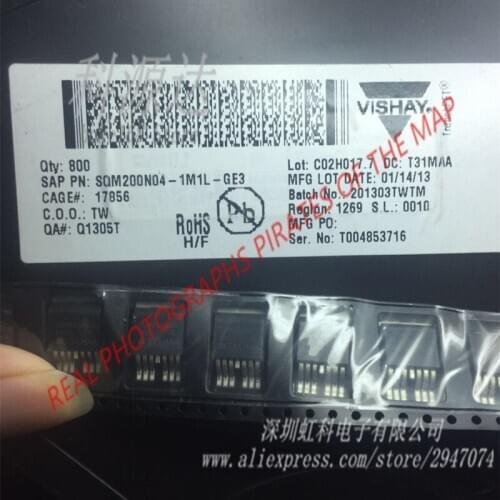 5pcs/lot SQM200N04-1M1L-GE3 TO-263 SQM200N04-1M1L 7-Pin Original In Stock