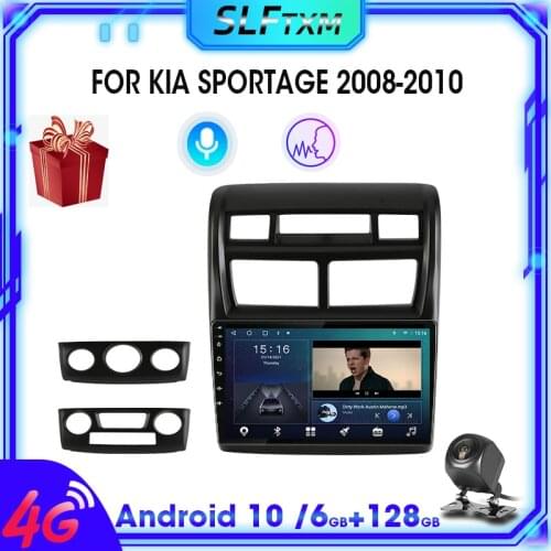 Android10.0 2din Car Radio Multimedia video Player Navigation GPS IPS For KIA Sportage 2007 2008 2009 2010 8core No 2 din 4G RDS