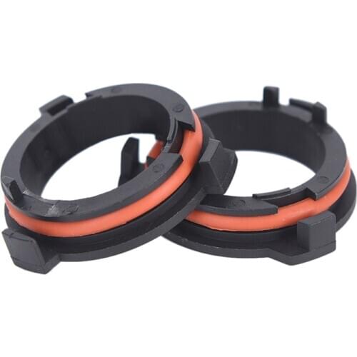 2Pcs H7 LED Headlight Bulbs Adapter Base For Opel Astra G CR-V Mazda Car Model