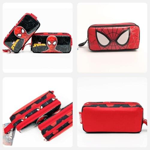 Disney Marvel Avengers Spider-Man Stationery Box Spider-Man Pencil Case Anime Stationery Box Cartoon Pencil Case Children gifts
