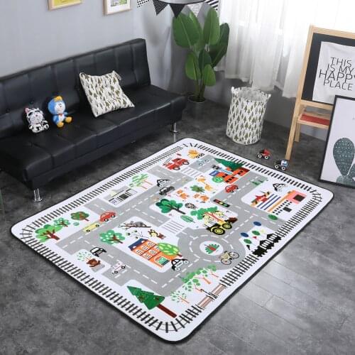 Baby Crawling Rug Super Soft Carpet Baby Floor Playmat for Kids Area Rugs Cartoon Fashion Living Room Carpet Yoga Picnic Rug Mat