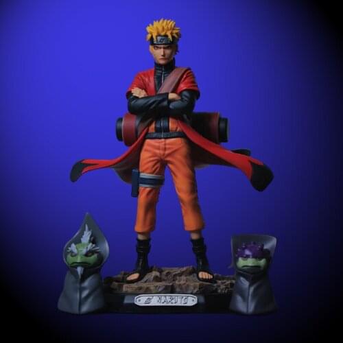 Ban dai Naruto Uzumaki Naruto Sage Action Anime Figures PVC Toys Collector Figurine Uchiha Sasuke Brinquedos Model Doll Figma