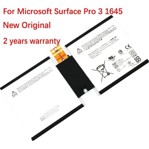 G3HTA003H G3HTA007H For Microsoft Surface Pro 3 1645 Series Tablet PC G3HTA004H 27.5WH New 7270mAh Laptop Battery
