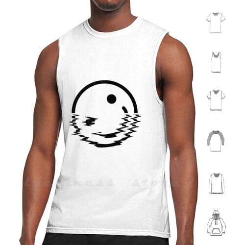 Acid Trip Smile Tank Tops Vest Sleeveless Never Stop Creating Icon Icon Design Graphic Design Flat Design Line