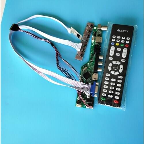 Kit for N116BGE TV Controller Doard LED LCD 1366x768 USB Panel Remote Screen Audio AV LVDS 40pin VGA Display HDMI Monitor 11.6"