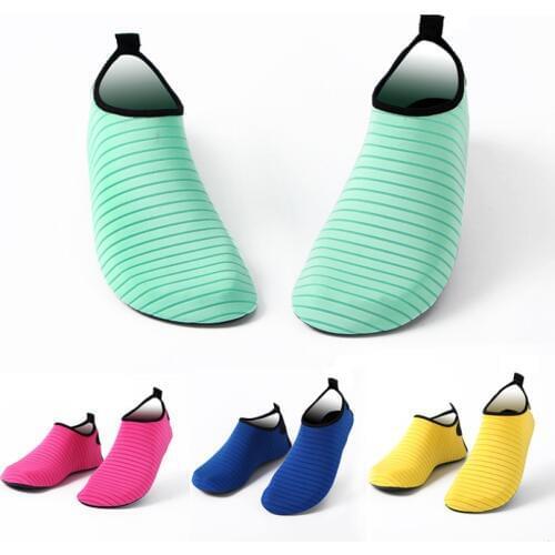 Men Women Swimming Shoes Quick-Drying Aqua Shoes Children Sneaker Swimming Surf Sea Slippers Soft foldable Beach Water Shoes