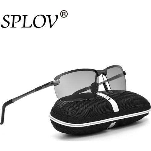 2017 All-Weather Ray Brand New Designer Photochromic Sunglasses Men Polarized Fashion Discoloration Driving Vintage Eyewear Lens