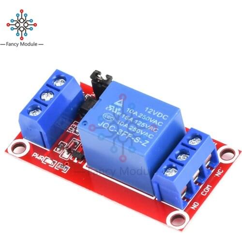One 1 Channel 12V Relay Module Board Shield With Optocoupler Support High And Low Level Trigger Power Supply Module For Arduino
