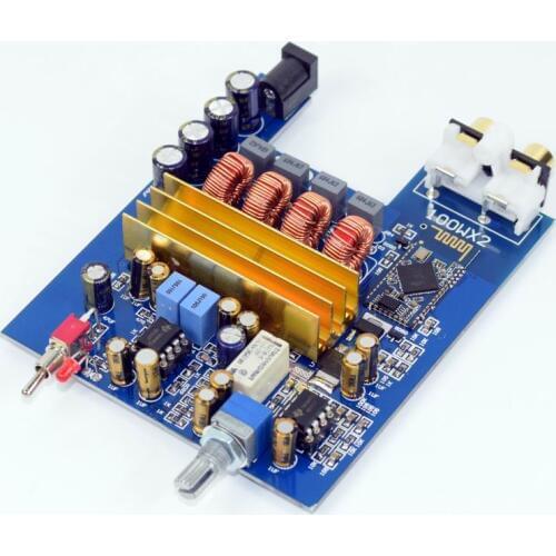 DC24V Class D 3A Amplifier Board TPA3116 2.0 Bluetooth Power Amplifier Board 100W + 100W Adopts Imported CSR Bluetooth Chip