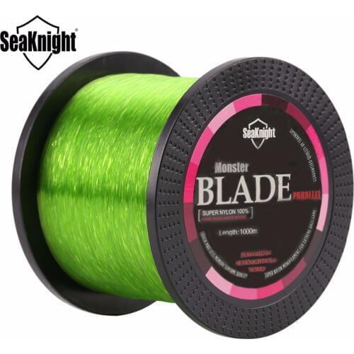 SeaKnight BLADE Nylon Fishing Line Monofilament 1000M Japan Material Super Nylon Fish Line 2-35LB Saltwater/Freshwater