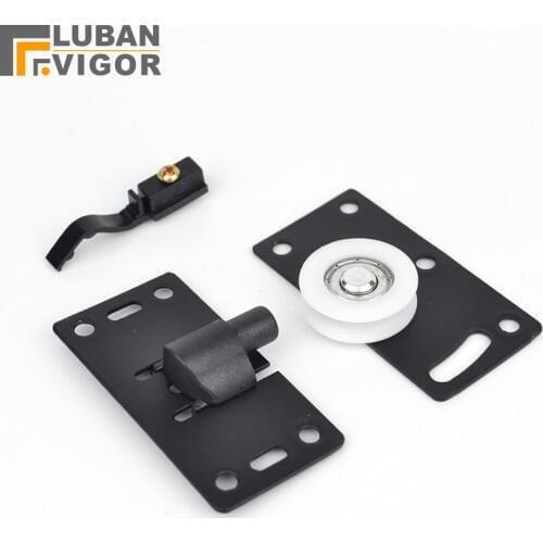 Wardrobe sliding door pulley/wheel,Silent bearings,Up and down wheel accessory track roller,Furniture door Hardware
