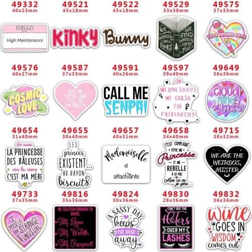 Custom credit card logo Cute Accessories for Bows Flatback Planar Resin DIY Craft Supplies Handcraft Decor Materials PR49332