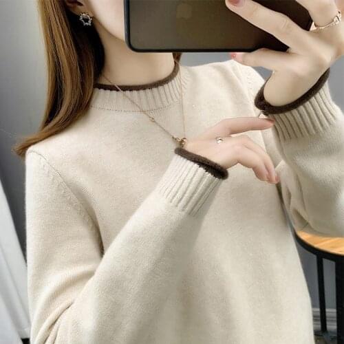 Womens Turtleneck Sweater Fall and Winter Inner Wear Knitted Top